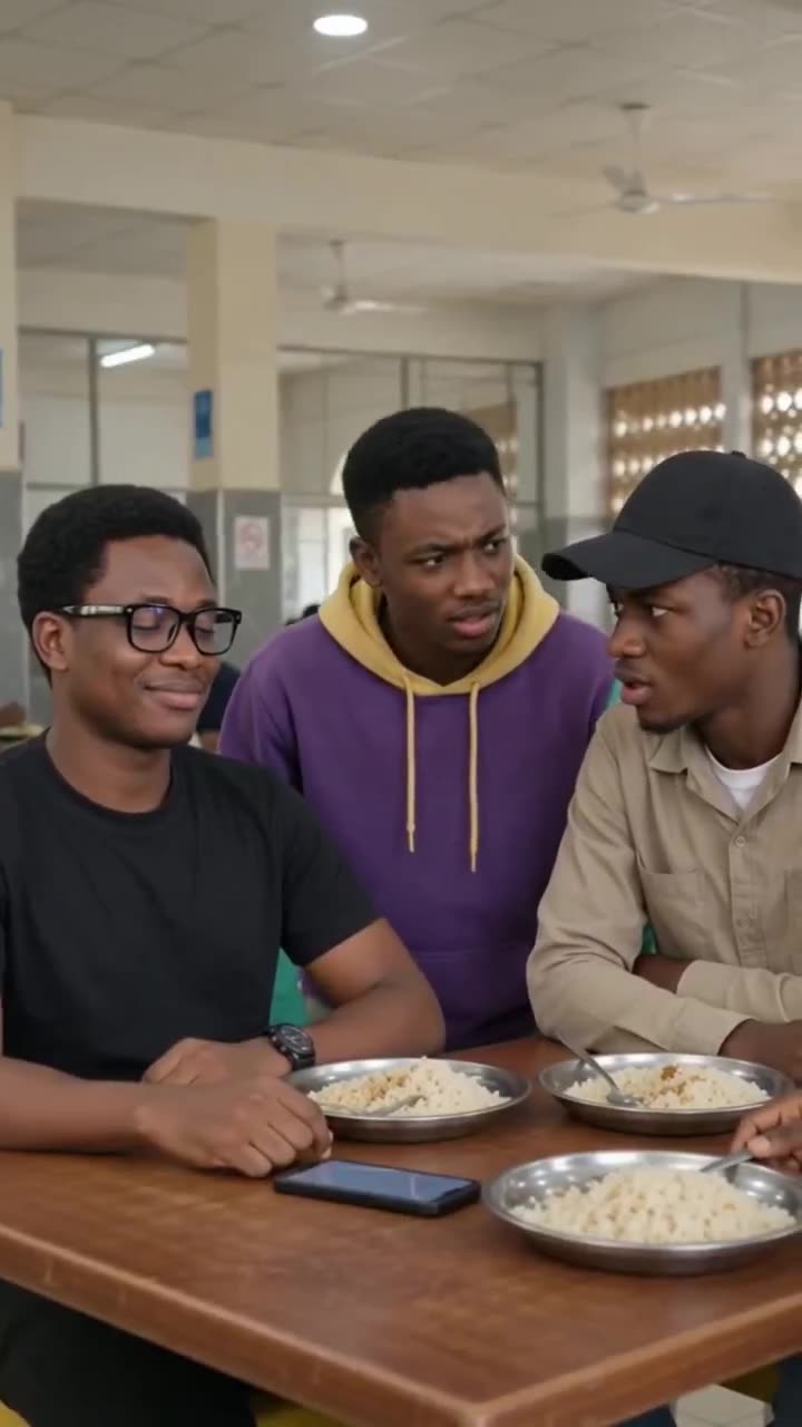 Vidéo IA : scène entre amis autour d'une table